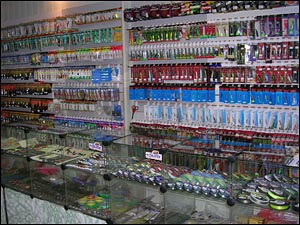 рыболовный магазин на вазе рыболовный магазин на вазе